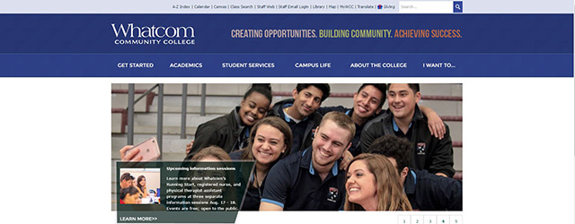 Whatcom is in the TOP 5 PHYSICAL THERAPY ASSISTANT SCHOOLS ONLINE