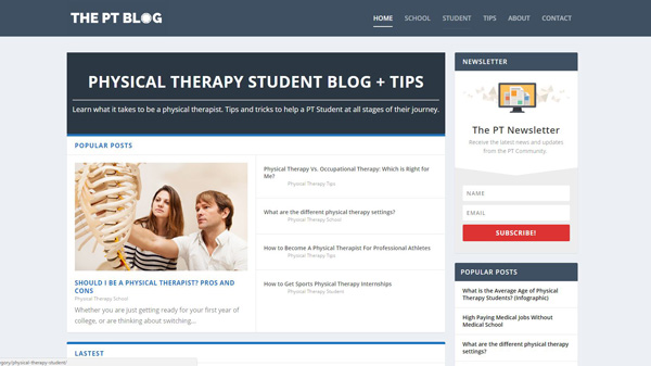 21 of the Best Physical Therapy Student Blogs